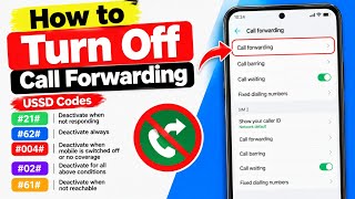 How To Turn Off Call Forwarding Call Forwarding Deactivate Remove Call Forwarding