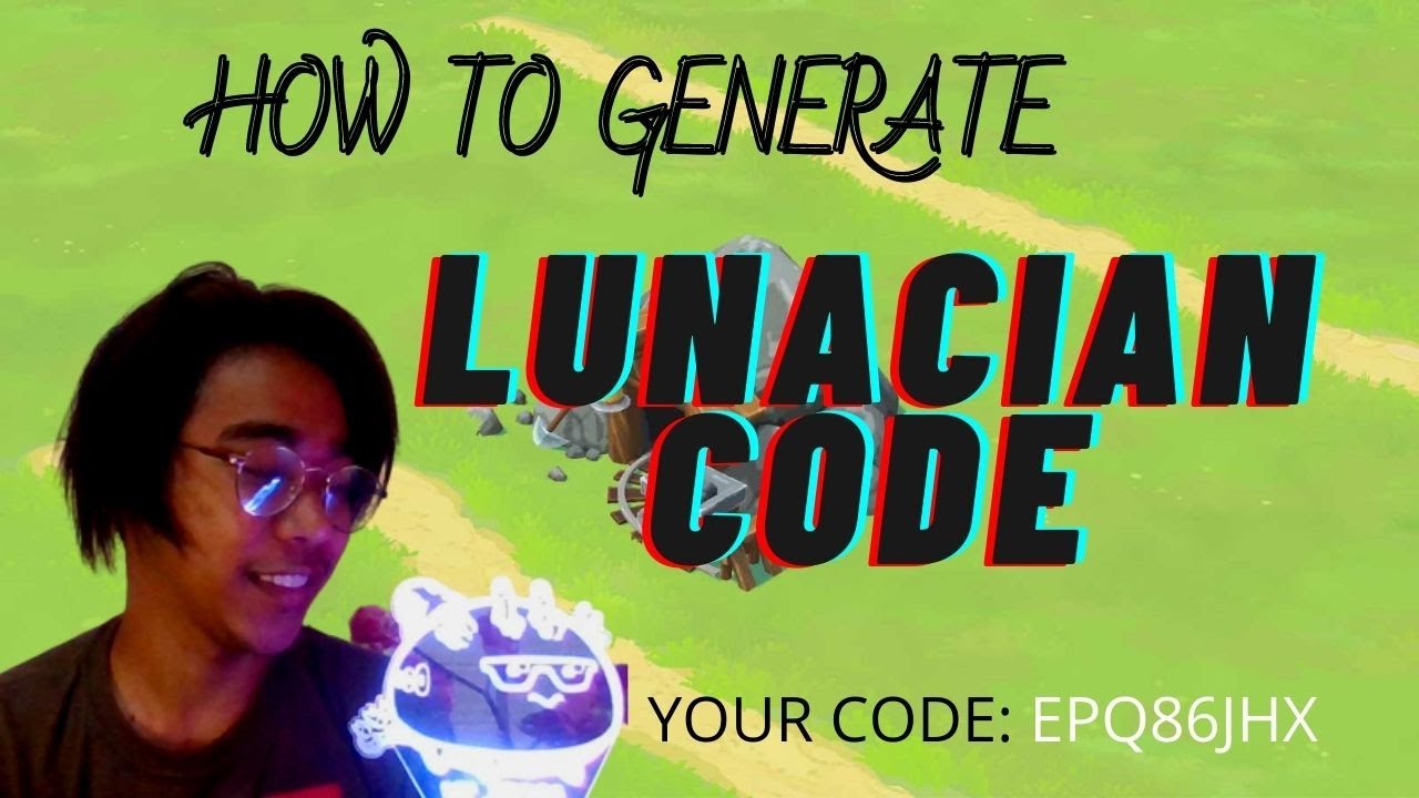 HOW TO GENERATE LUNACIAN CODE IN AXIE INFINITY?