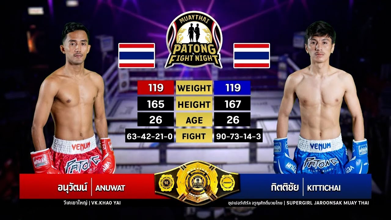 Anuwat Khao Yai vs Kittichai Supergirl Jaroonsak MuayThai