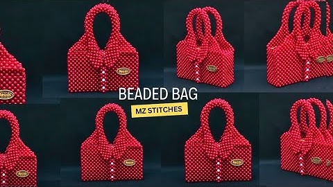 TRENDING DESIGN: Let’s make this ELEGANT handmade BEADED BAG//DIY Beaded Bag//DIY Tutorial