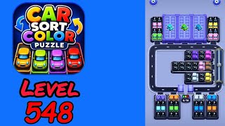 Car Sort Color Puzzle Level 548 Walkthrough
