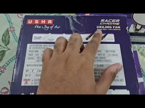 USHA RACER CHROME HIGH SPEED 400 rpm