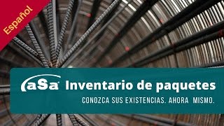 Software para la Industria del Acero de Refuerzo aSa: Inventario de paquetes screenshot 2