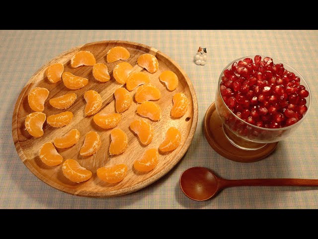 ASMR 🍊톡톡 터지는 말린귤과 석류 먹으면서 소곤소곤 이야기해요💭 자막 | 字幕 | SUB