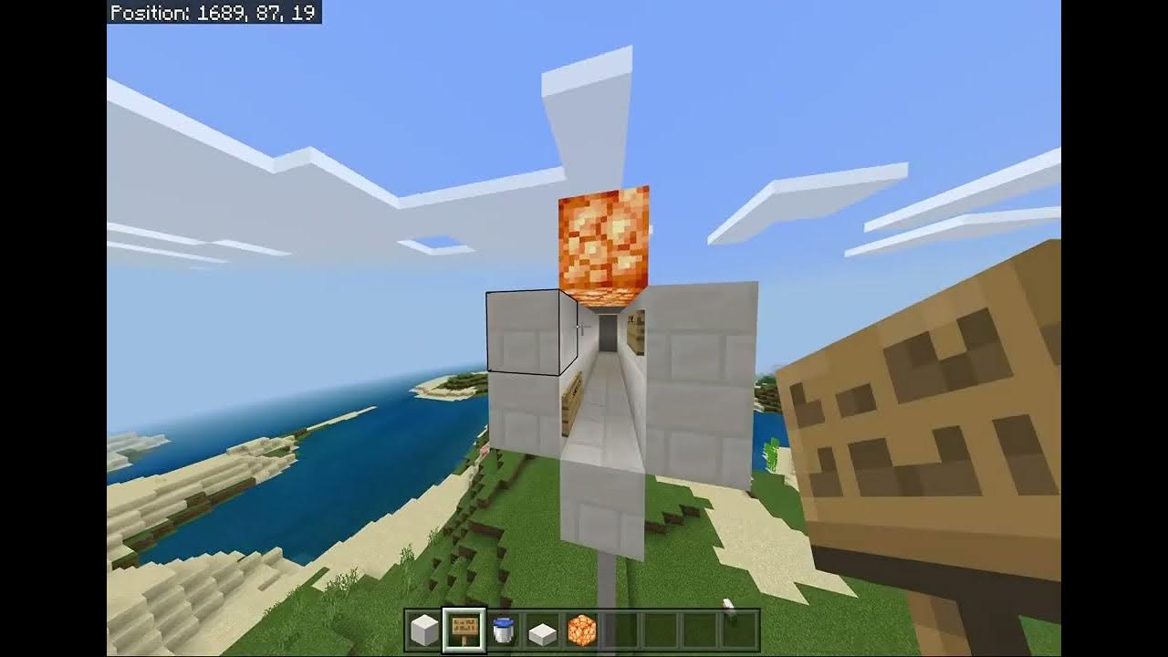 How To Make A zipline in Minecraft 1.20 Bedrock AND JAVA Edition