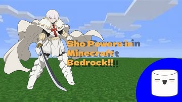 Sho Abilities In minecraft || Minecraft Bedrock(switch,ps4,ps5,xbox) || Fire force