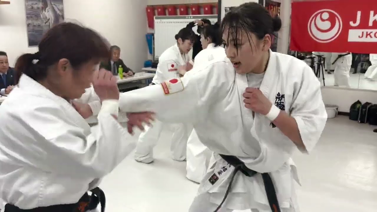 【新極真会　空手】2025年JKO昇段審査会　目代結菜　10人組手　SHINKYOKUSHINKAI KARATE