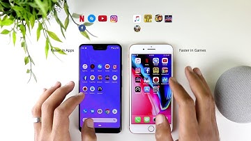 Pixel 3 XL vs iPhone 8 Plus Speed Test. Can last year