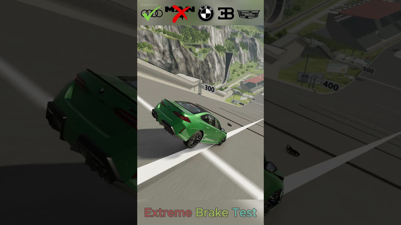 Which Car Survives Extreme Braking Challenge? 💥🚗#6 | BeamNG.drive 