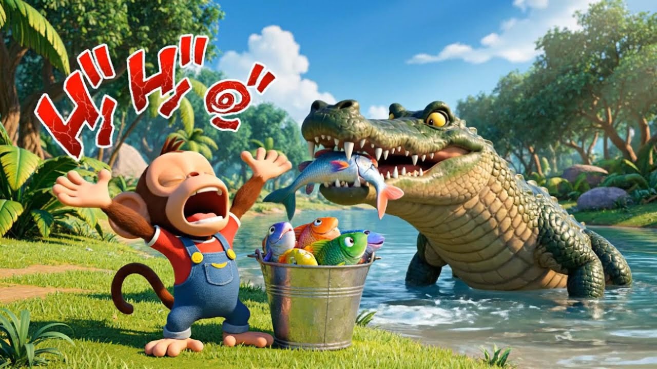 A Warm Tale: Baby Monkey Helps the Sick Bunny – A Sweet Friendship in the Green Forest