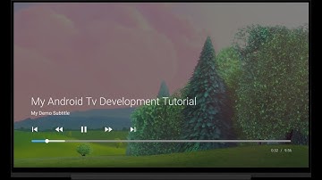 Complete Android Tv Development Tutorial Part - 2 | Video Player Custom Controls and Playback