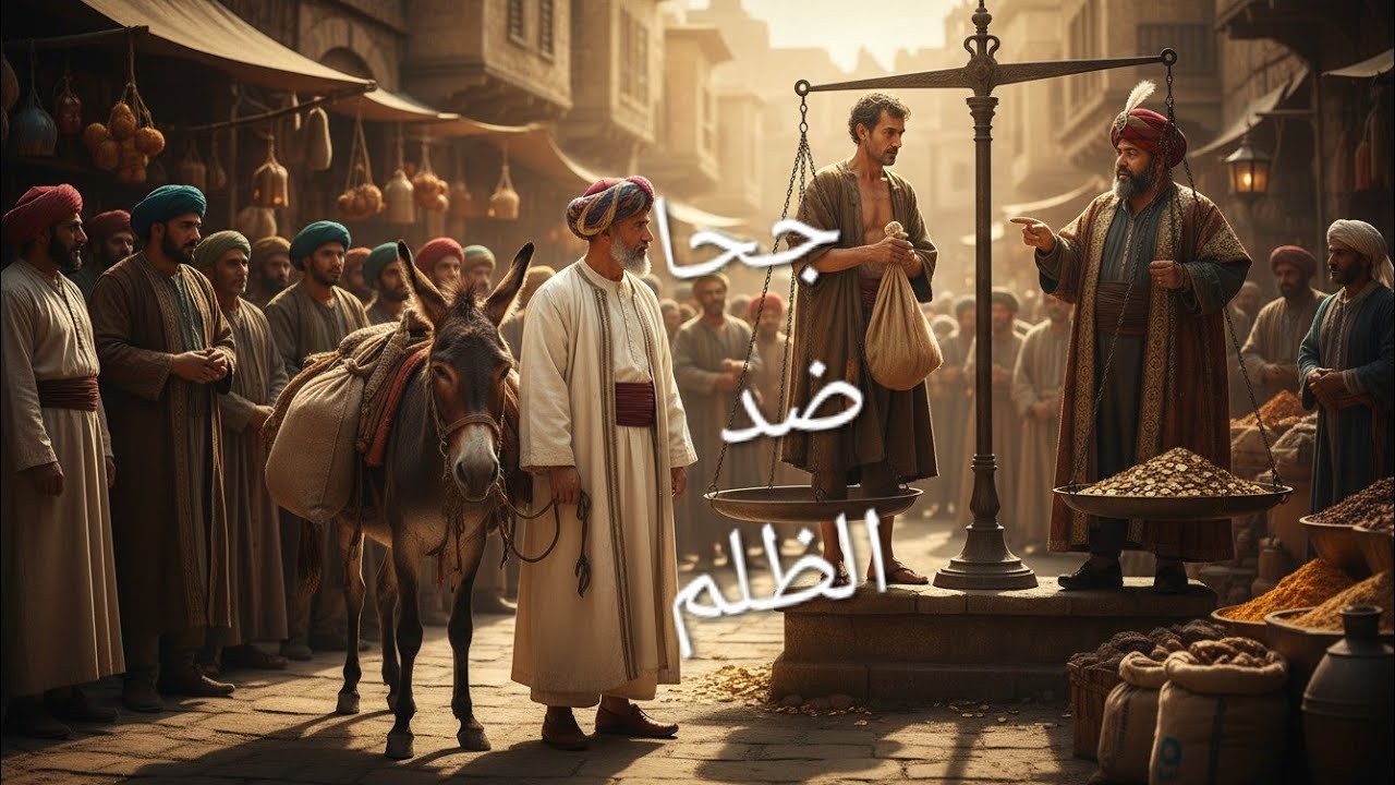 قصة جحا التي هزّت القلوب  | عدل، ظلم، ونهاية لا تُنسى قصه عن ظلم الأغنياء وصمت الفقراء/#جحا_والحمار