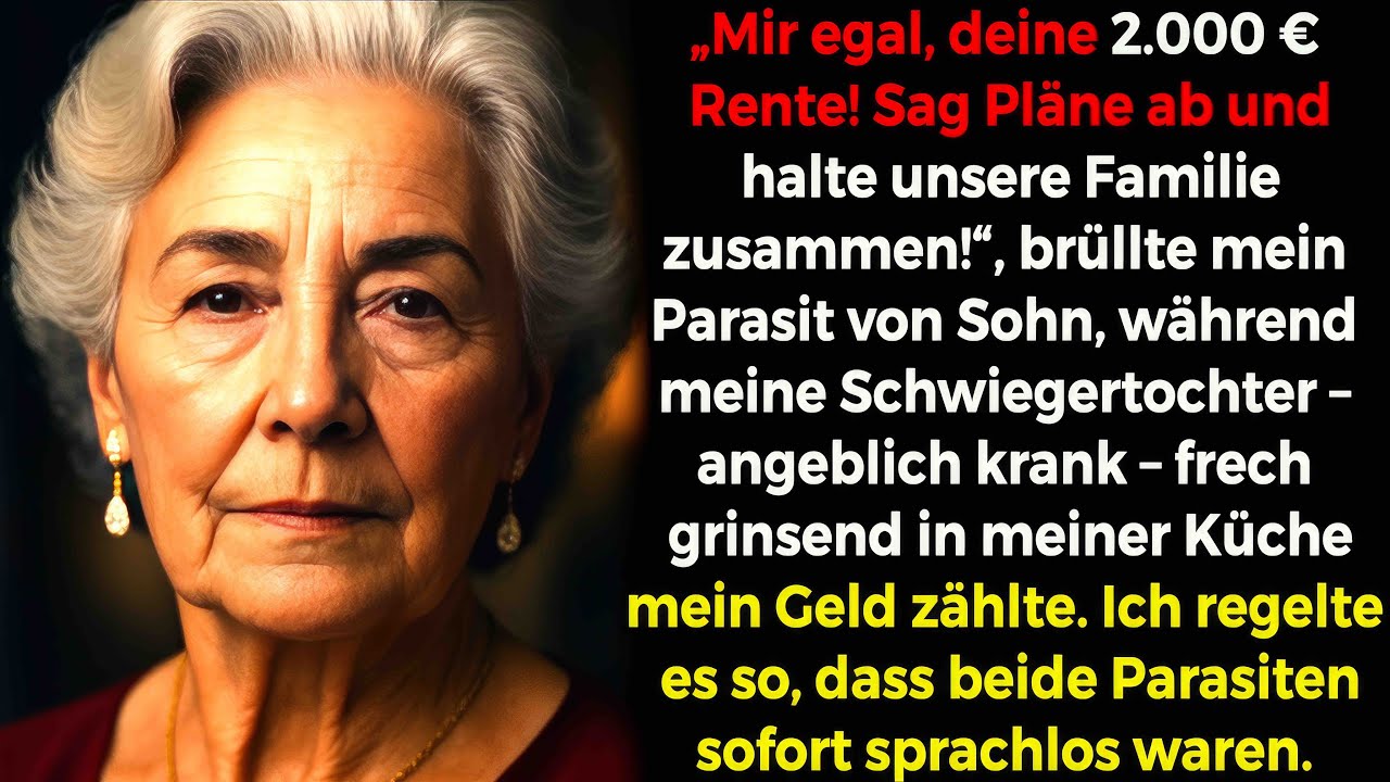 „Egal, 2 000 € Rente – sag Pläne ab und rette unsere Familie!“, schrie mein…