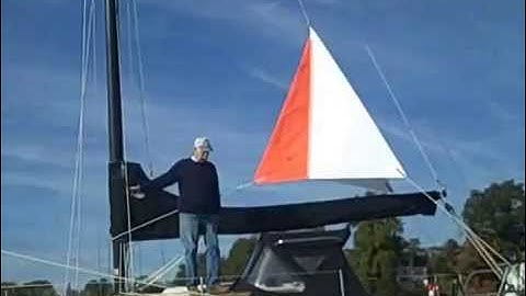 How to Raise the FinDelta Anchor Riding Sail