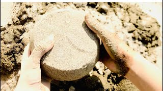 Pure soft grey sand water and dry crumbling  screenshot 5