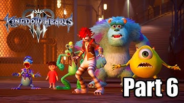 Kingdom Hearts 3 [PS4 PRO] Gameplay Walkthrough Part 6 - Monstropolis (No Commentary)