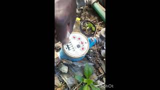 How to clean a dirty water meter#please subscribe