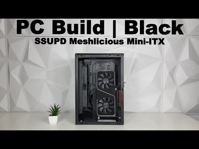 Gaming PC Build Black | SSUPD | Ryzen 7 5800X | RTX 3070FE | EK