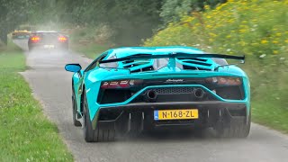 Lamborghini Aventador SV-J Gintani F1 SOUND! Accelerations. Flames And HIGHWAY CHASE!