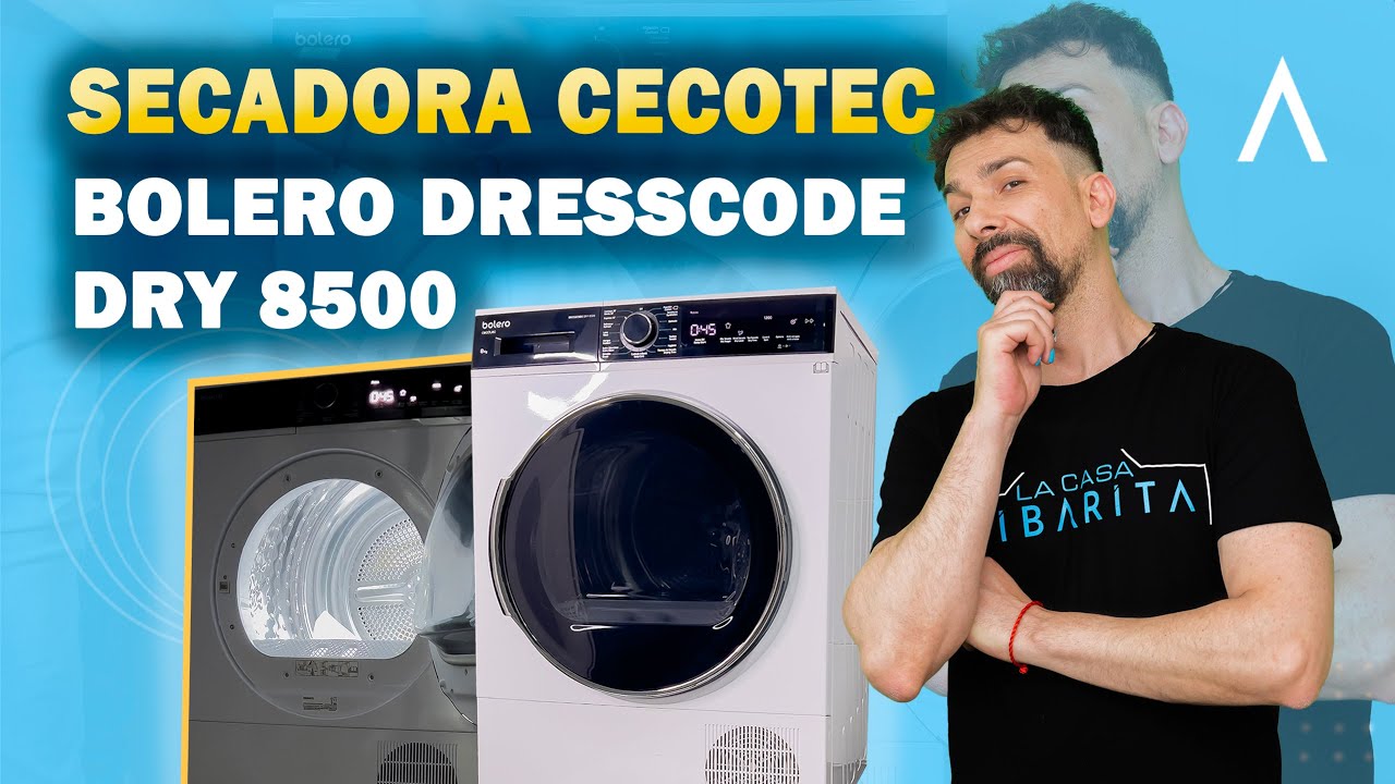 Bolero Wash&Dry 8580 Inverter Steel B Lavadora secadora Cecotec