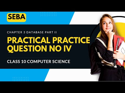 Class 10 Computer Science Computer 3 Database Part II MySQL Practical ...