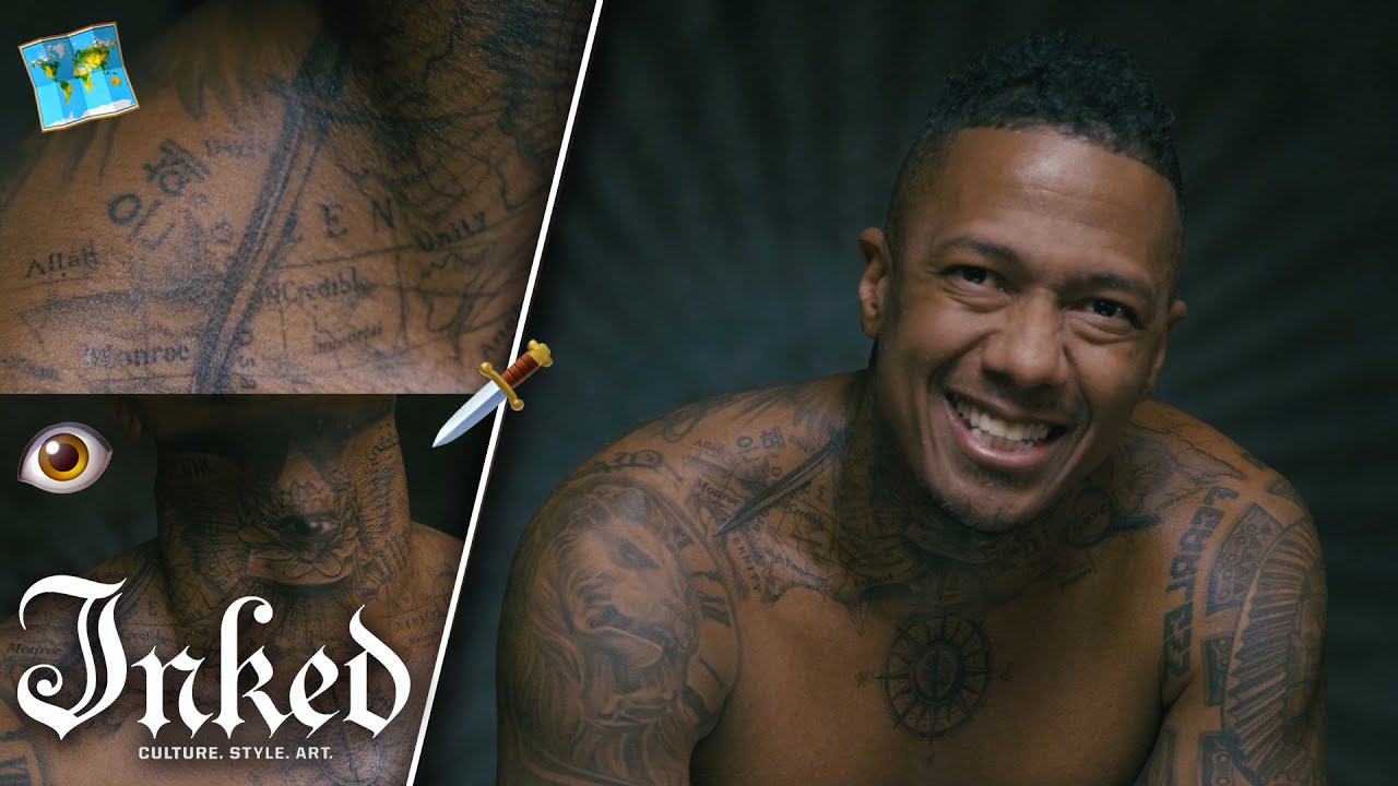 Nick Cannon  Wild N Out with New MASSIVE Back Tattoo PHOTOS