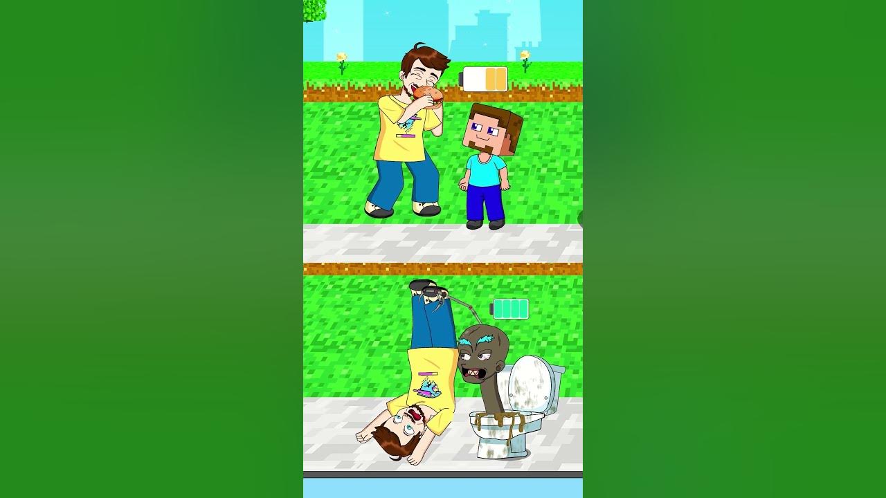 Which Case Do You Choose? 1 or 2 Skibidi Toilet or Steve The