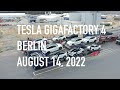 Tesla Gigafactory 4 Berlin | Increasing deliveries | August 14, 2022 | DJI drone 4K Video