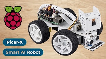 PiCar-X Self Driving AI Robot with Raspberry Pi || Obstacle, Line, Signal, Cliff Detection & TTS