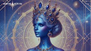 439 Hz + 429 Hz | 10 Hz Brainwave Frequency + Ocean Waves | Calming, Relaxation, Better Sleep