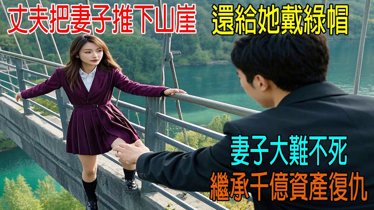 丈夫把妻子推下天橋，還給她戴綠帽，妻子大難不死，繼承千億資產，開啓復仇！