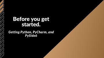 Getting started with Python, PyCharm, and PySide6.