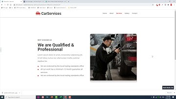 How to design car servicing website with Free Elementor [ Part 7 ]