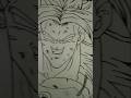 Draw to broly😈😈🥶💚#drawing #video