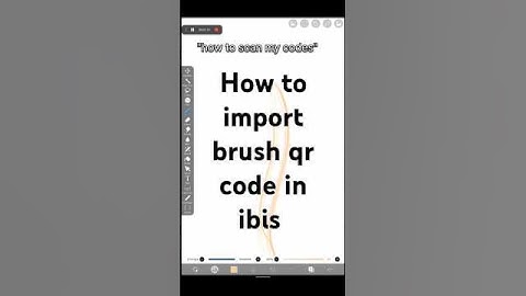 How to use QR code in Ibis paint #ibispaitx #tutorial