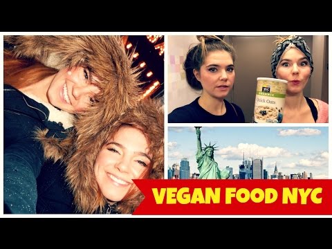 Healthy Inexpensive Travel Food- WHAT I ATE in NYC-VEGAN VLOG