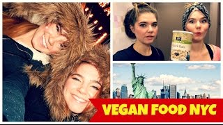 Healthy Inexpensive Travel Food- WHAT I ATE in NYC-VEGAN VLOG