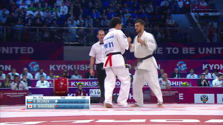 The 3rd KWUCHAMP 2017 Final Мен -75Kg. Victor Belyaev vs. Masazumi Nakayama