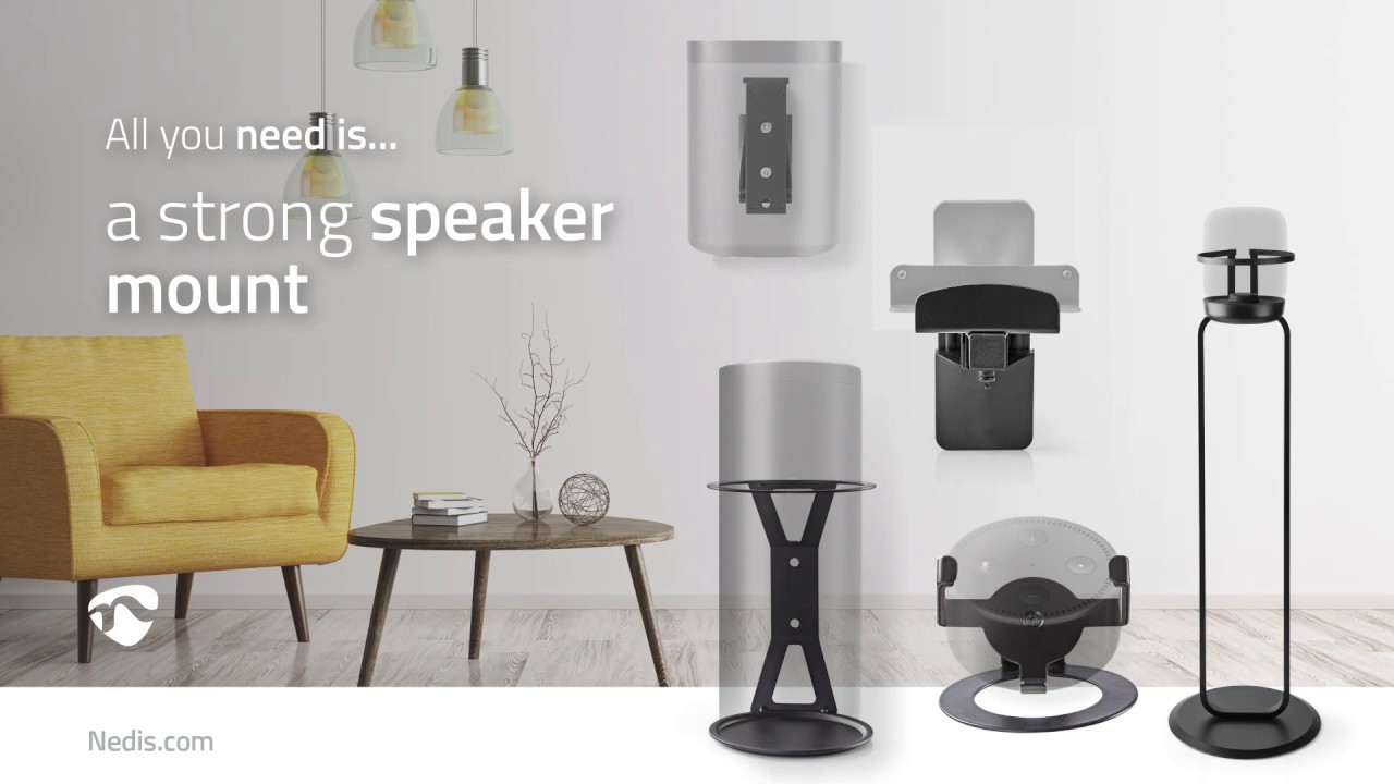 Nedis Speaker Mounts Home Cinema YouTube