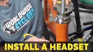 How to install a headset | Part 1 How to build a MTB