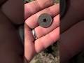Japanese coin found with a metal detector. Metal Detecting Michigan. #metal #detecting #coin