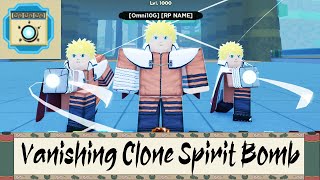 Shindo Life - Vanishing Clone Spirit Bomb Spawn Location + Showcase [ROBLOX]