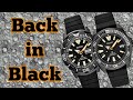 Seiko Black Series for 2021 - Samurai and Monster get the treatment