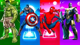 Telis Hop EDM \& Phonk Rush - Hulk vs Captain America vs Spider-Man vs Thanos