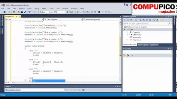 C# Tutorial 4: Simple calculator