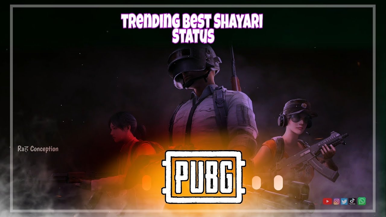Ye shayari PUBG walo ke liye | PUBG status | PUBG lover | whatsapp status video | PUBG shayari| song