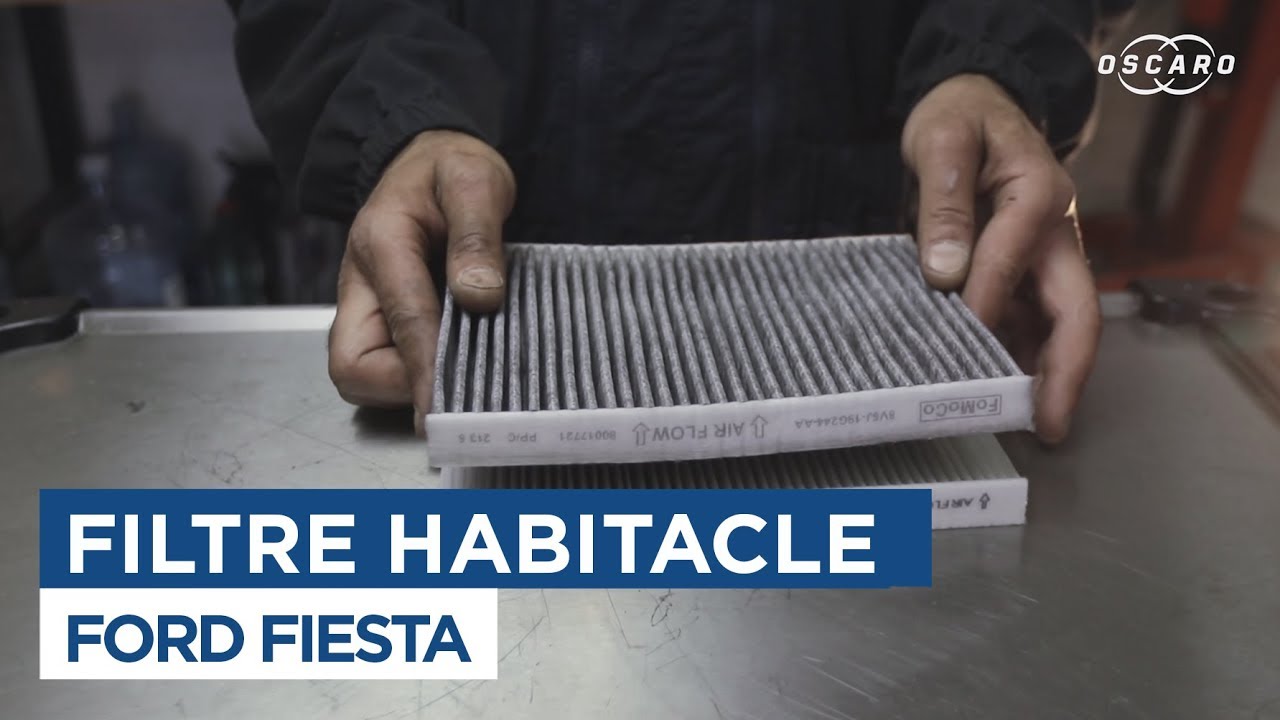 Comment changer le Filtre Habitacle - Ford Fiesta 6 - YouTube