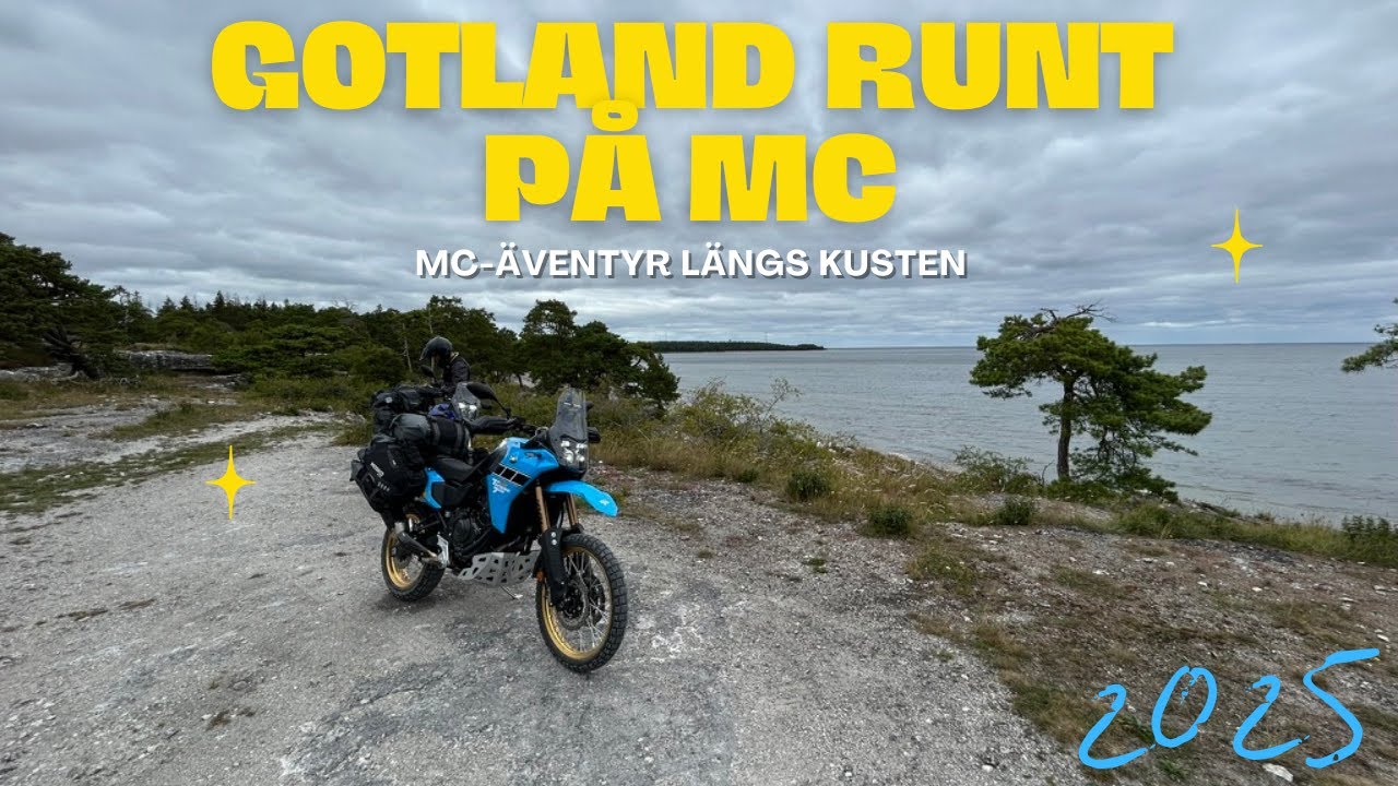 Gotland runt på MC 2025 - äventyr längs kusten