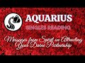 Aquarius ♒ Single or in separation? Spirit gives advice to help you create divine union now! 💗