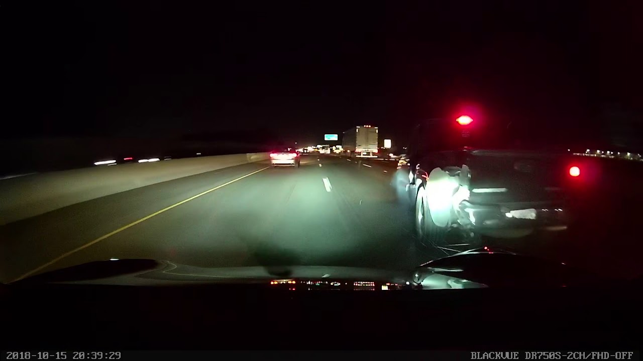 Tesla Model 3 gets sideswiped by out-of-control pickup truck - YouTube